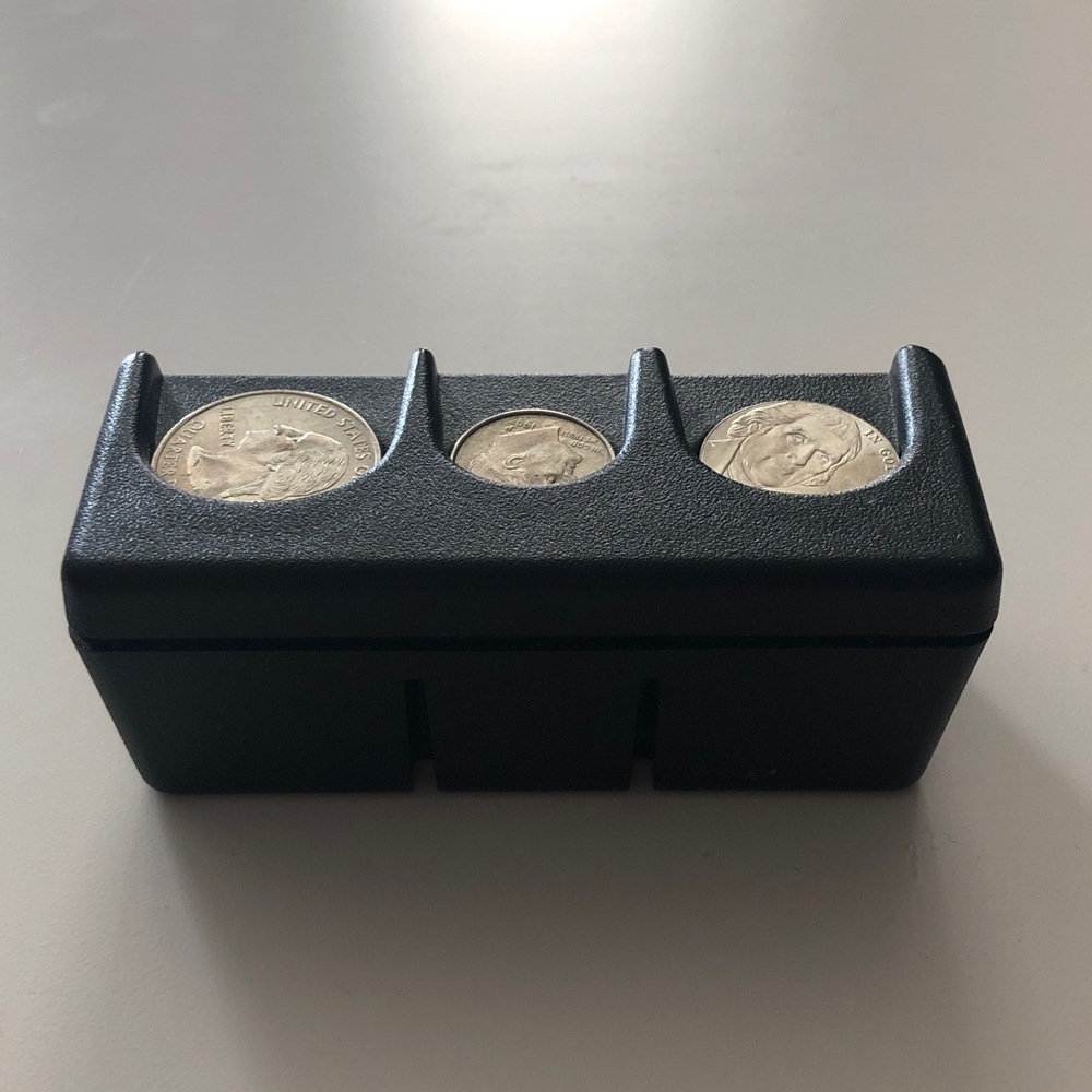 🛍️ Car Coin Storage Box with Triple Slots - Picture 3 of 4